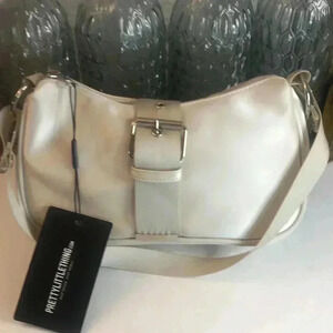 Pretty little thing stone buckle up bag NWT